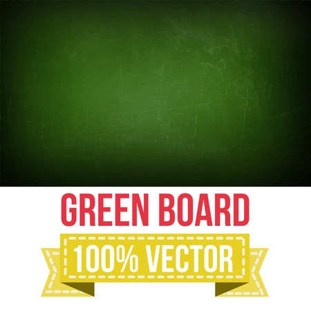 Green board with text on chalkboard Vectorのイラスト素材
