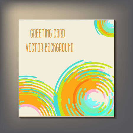 Beautiful abstract invitation card のイラスト素材