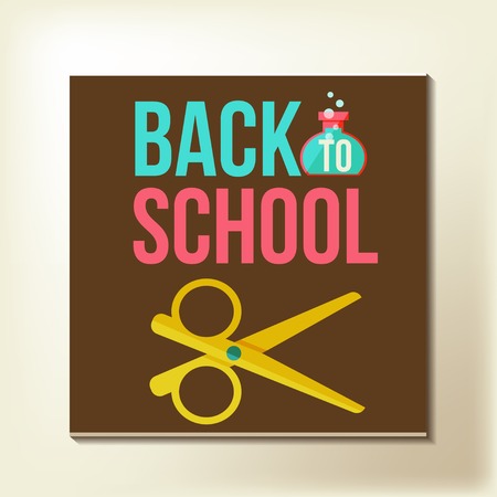 Back to school design templateのイラスト素材