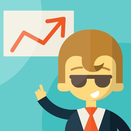 dialogue and business graphのイラスト素材