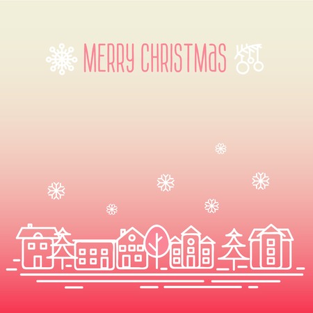 Christmas Greeting Cardのイラスト素材