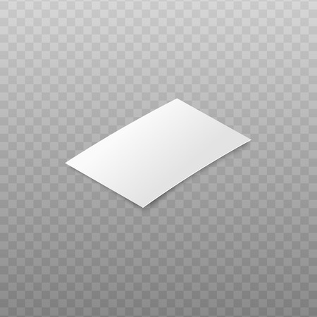 Cash payment invoice document or shop check receipt 3d mockup. Financial bill printed on paper vector template illustration isolated on transparent background.のイラスト素材