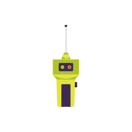 Walkie-talkie for tourists and special forces flat vector illustration isolated.のイラスト素材