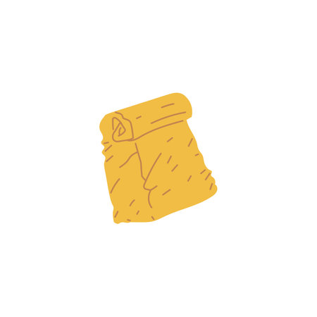 Paper bag, zero waste symbol, vector illustration isolated on whiteのイラスト素材