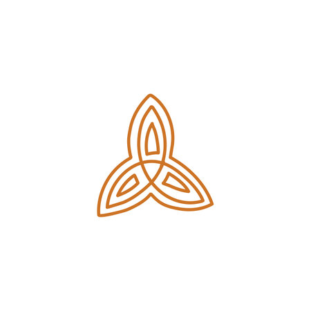 Vector flat icon of witchcraft for tattoos and decoration.のイラスト素材