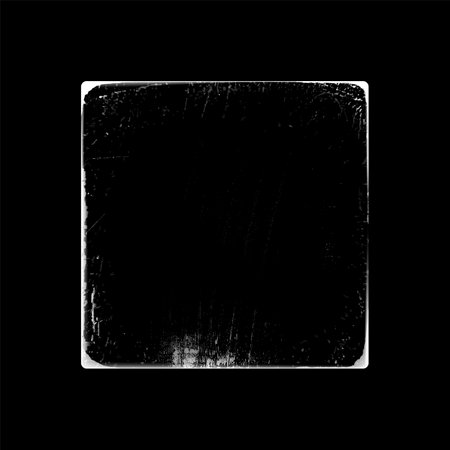 Mock-up of a shabby frame with frayed edges on an isolated background.のイラスト素材