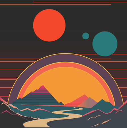 Old paper overlay cover for a vintage vinyl record. Album art.のイラスト素材