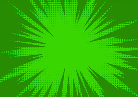 Manga. Powerful acid explosion effect.のイラスト素材