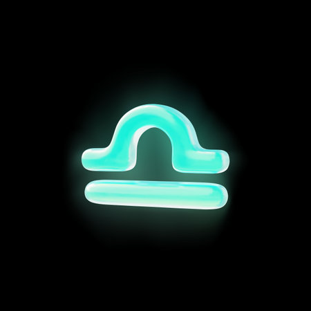 Astrology. Zodiac sign Libra 3d.