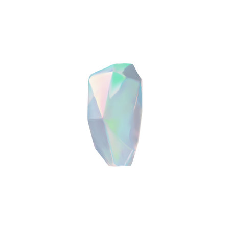 3d diamond vector. Illustration of sparkling mineral, gemstone.のイラスト素材