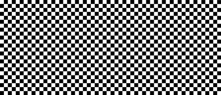 Checkered seamless pattern, abstract black and white background, square regular grid, chess tile...