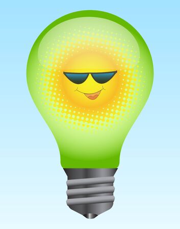 Light bulbのイラスト素材