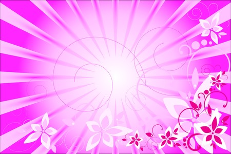 Floral backgroundのイラスト素材