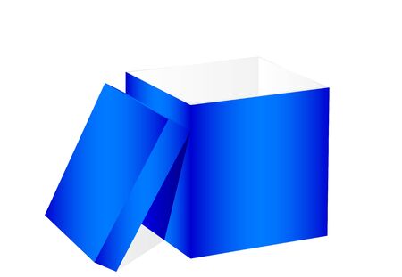 Blue boxのイラスト素材