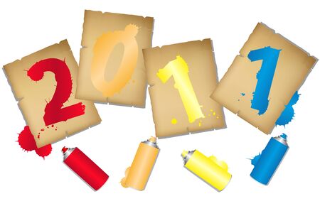 2011のイラスト素材