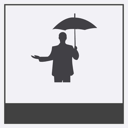  icon isolated on white background with black borderのイラスト素材