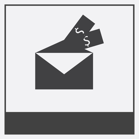 Icon isolated on white background with black borderのイラスト素材