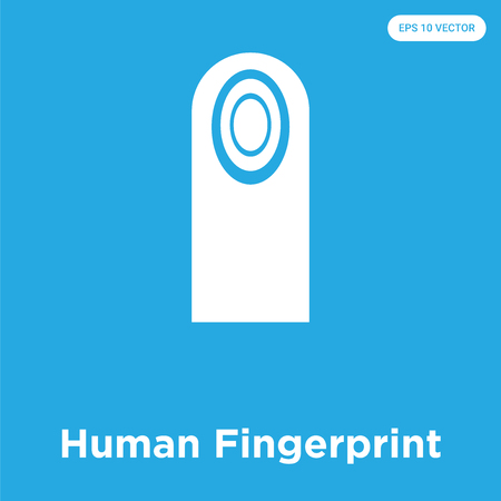 Human Fingerprint iconのイラスト素材