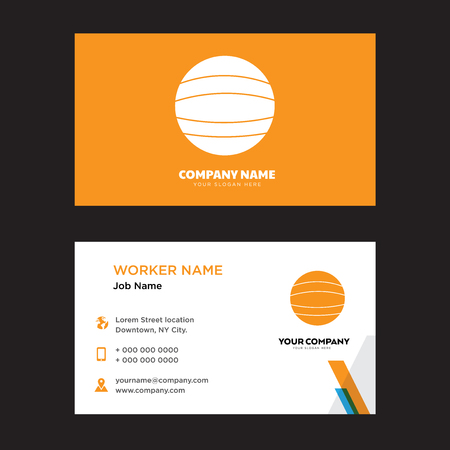  business card design template, Visiting for your company, Modern horizontal identity Card Vectorのイラスト素材