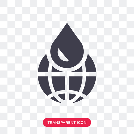 Global vector icon isolated on transparent background, Global logo conceptのイラスト素材