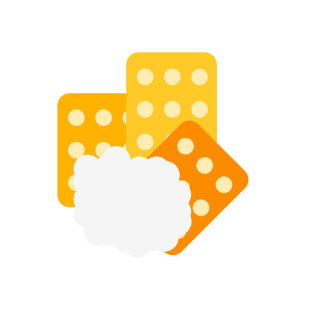 Sponges icon vector isolated on white background for your web and mobile app design, Sponges logo conceptのイラスト素材