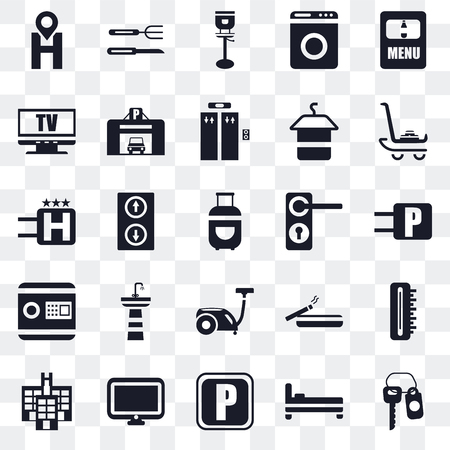 Vecteur de Set Of 25 transparent icons - ID:1-111888245 - image libre ...