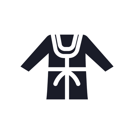 Bathrobe icon vector isolated on white background for your web and mobile app design, Bathrobe logo conceptのイラスト素材