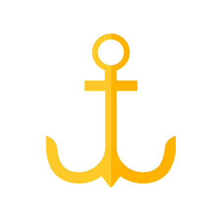 Anchor icon vector isolated on white background for your web and mobile app design, Anchor logo conceptのイラスト素材