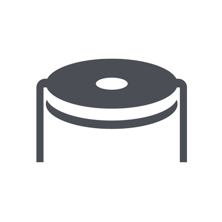 Trampoline icon vector isolated on white background for your web and mobile app design, Trampoline logo conceptのイラスト素材