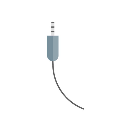 Audio jack icon vector isolated on white background for your web and mobile app design, Audio jack logo conceptのイラスト素材