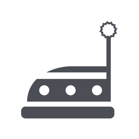 Bumper car icon vector isolated on white background for your web and mobile app design, Bumper car logo conceptのイラスト素材