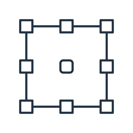 Selection icon vector isolated on white background, Selection transparent signのイラスト素材