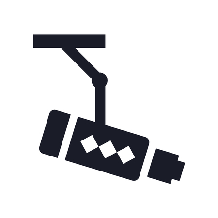 Cctv icon vector isolated on white background for your web and mobile app design, Cctv logo conceptのイラスト素材