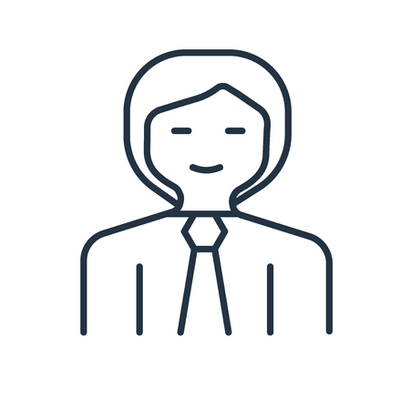 Student icon vector isolated on white background, Student transparent signのイラスト素材