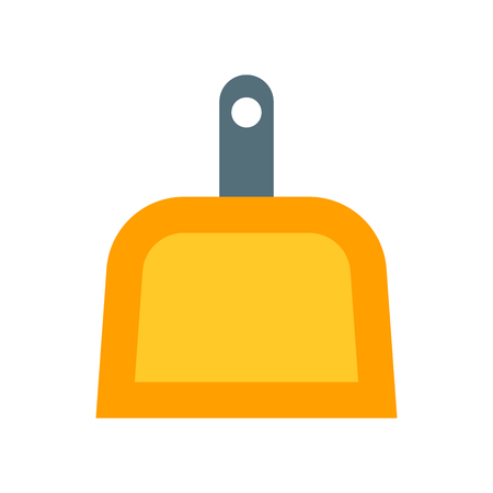 Dustpan icon vector isolated on white background for your web and mobile app design, Dustpan logo conceptのイラスト素材