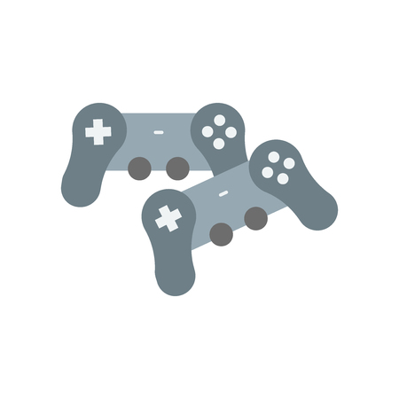 Gamepad icon vector isolated on white background for your web and mobile app design, Gamepad logo conceptのイラスト素材