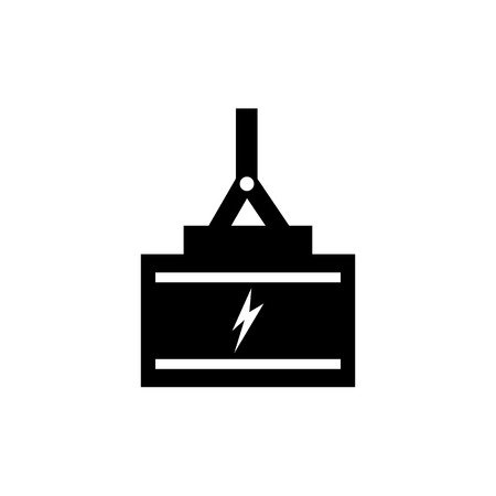 Battery icon vector isolated on white background for your web and mobile app design, Battery logo conceptのイラスト素材