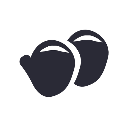 Two Boxing gloves icon vector isolated on white background for your web and mobile app design, Two Boxing gloves logo conceptのイラスト素材