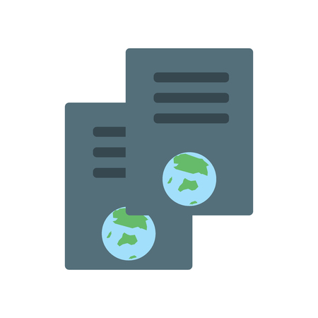 Passport icon vector isolated on white background for your web and mobile app design, Passport logo conceptのイラスト素材