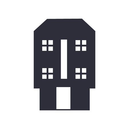 House icon vector isolated on white background for your web and mobile app design, House logo conceptのイラスト素材