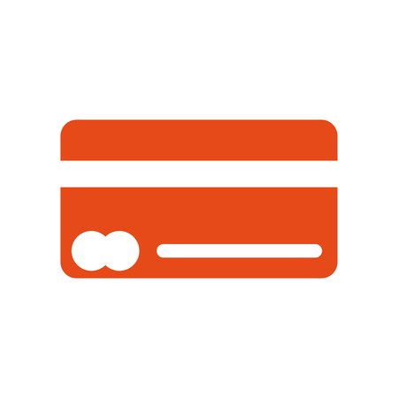 Credit card icon vector isolated on white background for your web and mobile app design, Credit card logo conceptのイラスト素材