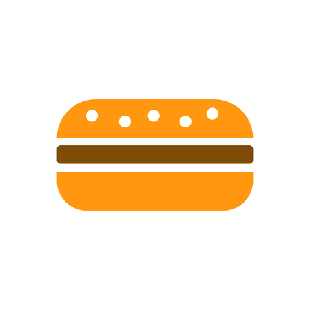 Sandwich icon isolated on white background for your web and mobile app designのイラスト素材