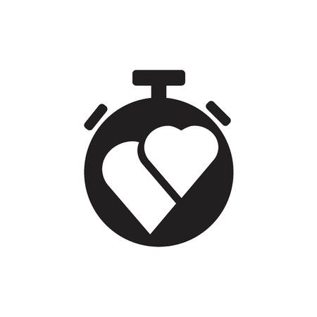 Pulse icon isolated on white background for your web and mobile app designのイラスト素材