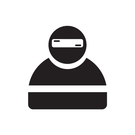 Soldier icon isolated on white background for your web and mobile app designのイラスト素材