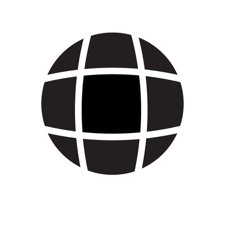 Worldwide icon isolated on white background for your web and mobile app designのイラスト素材