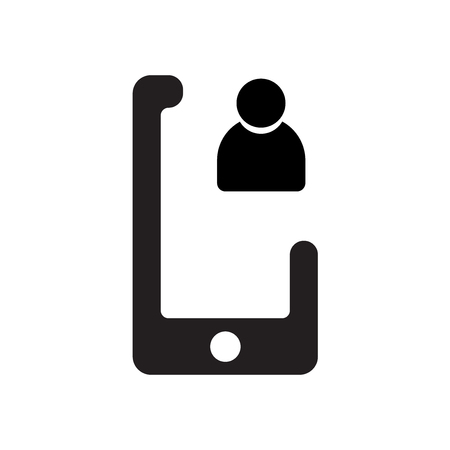 Smartphone icon isolated on white background for your web and mobile app designのイラスト素材