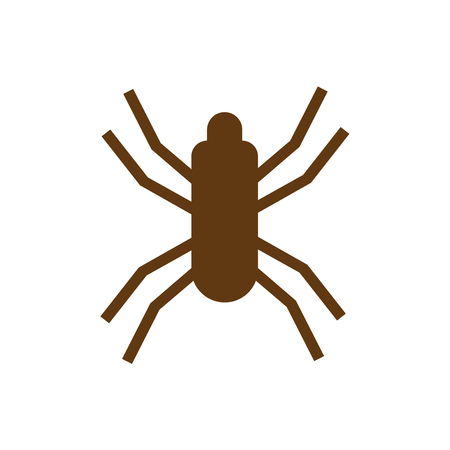 Ant icon vector isolated on white background for your web and mobile app design, Ant logo conceptのイラスト素材