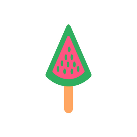 Watermelon icon isolated on white background for your web and mobile app designのイラスト素材