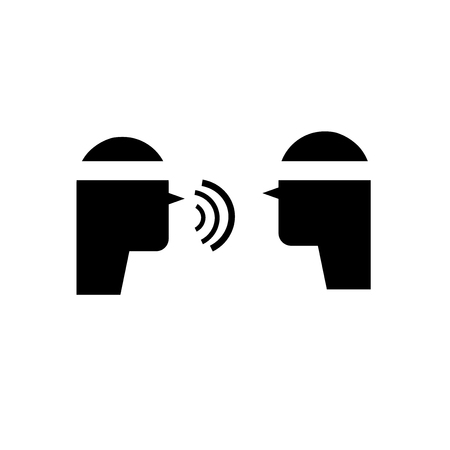 Dispute icon vector isolated on white background for your web and mobile app design, Dispute logo conceptのイラスト素材