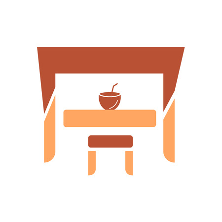 Bar icon isolated on white background for your web and mobile app designのイラスト素材